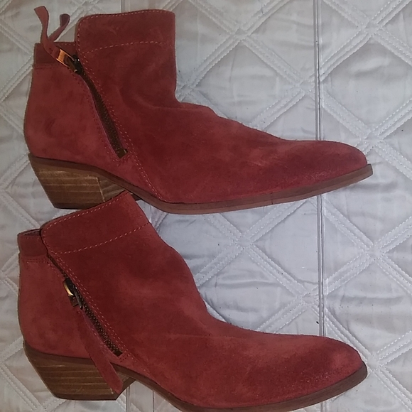 Sam Edelman Packer ankle boots booties Paprika 7 - Picture 2 of 9